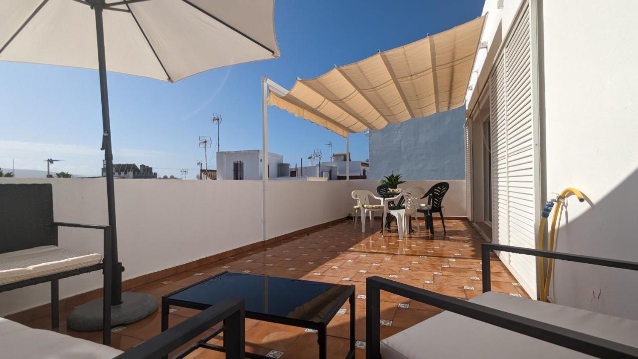 Atico Casa Levante - Terraza Barbate Exterior foto